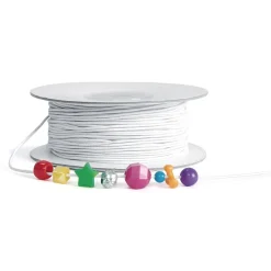 Colorations® White Beading Elastic - 100 Yards
