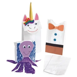 Colorations® White Paper Craft Bags - Set of 100