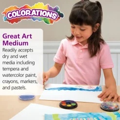 Colorations® White Sulphite Paper - 18" x 24", 50 lb.