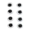 Colorations® Wiggly Eyes, Black - 1,000 Pieces