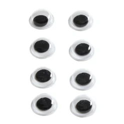 Colorations® Wiggly Eyes, Black - 1,000 Pieces