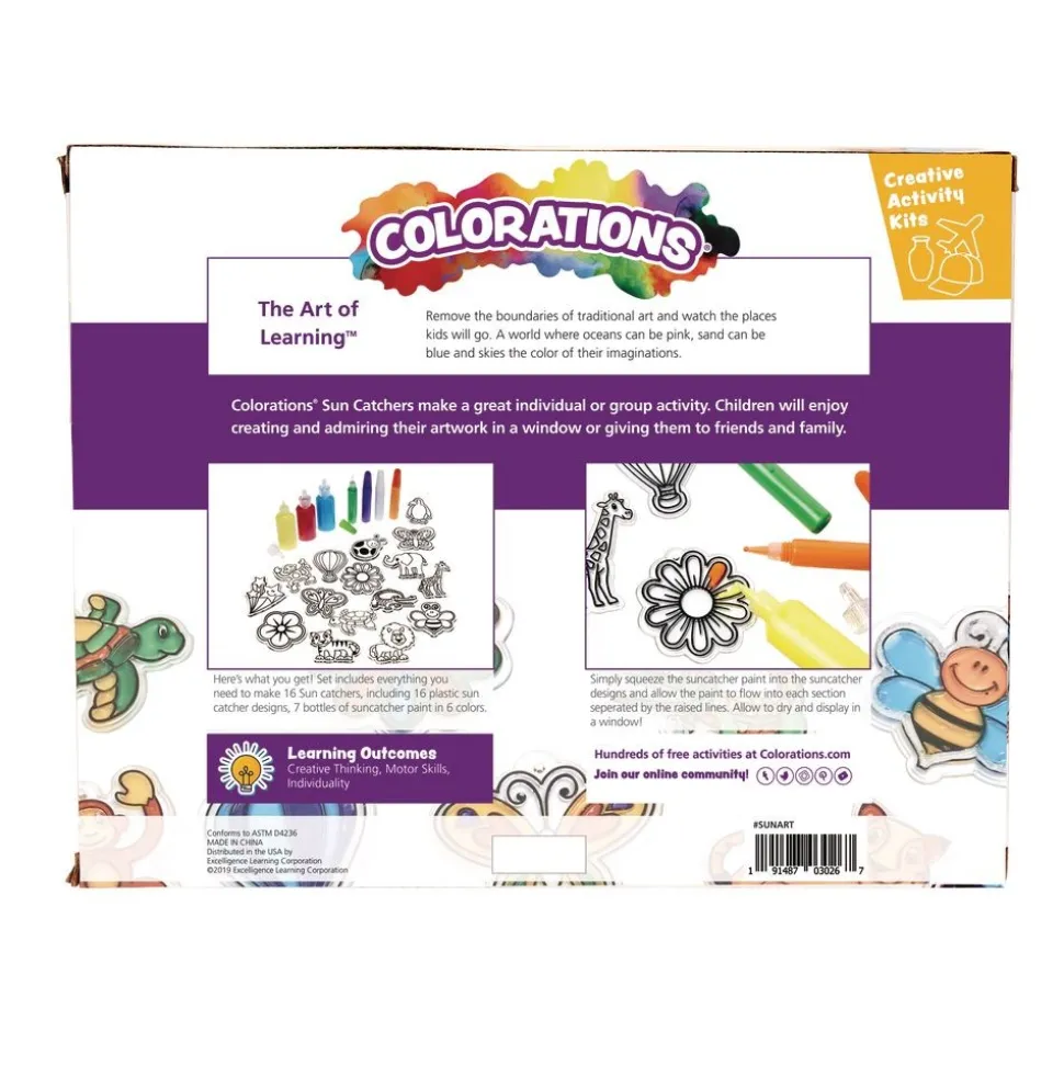 Colorations® Window Art Suncatchers - Set of 16