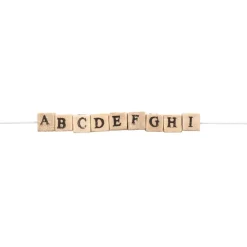 Colorations® Wooden ABC Beads - 600 Pieces