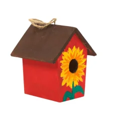 Colorations® Wooden Birdhouses - Set of 6