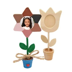 Colorations® Wooden Flower Pot Frames - Set of 12