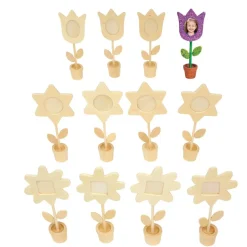 Colorations® Wooden Flower Pot Frames - Set of 12