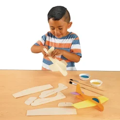 Colorations® Wooden Model Airplanes - Set of 12