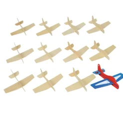 Colorations® Wooden Model Airplanes - Set of 12