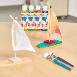 Colorations® Wooden Sailboats - Set of 12