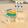Colorations® Wooden Treasure Boxes - Set of 12