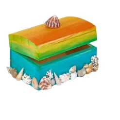 Colorations® Wooden Treasure Boxes - Set of 12