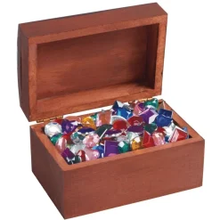Colorations® Wooden Treasure Boxes - Set of 12