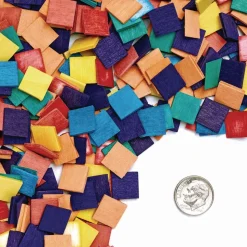 Colorations® Wood Mosaic Squares - 1,000 Pieces