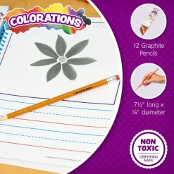 Colorations® Wood No.2 Pencils - Set of 12