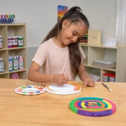 Colorations® 8" x 8" Circle Shaped Canvas - Set of 10