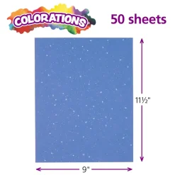 Colorations® 9" x 12" Glitter Construction Paper - 50 Sheets