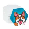 Colorations® 8" x 8" Hexagon Shaped Canvas - Set of 10