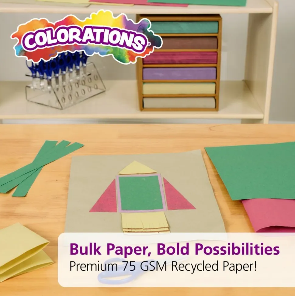 Colorations® 9" x 12" Lightweight Construction With Organizer - 1200 Sheets