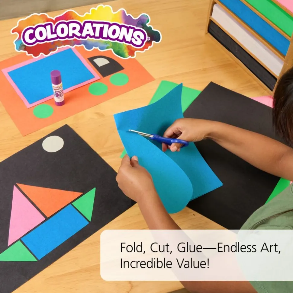 Colorations® 9" x 12" Lightweight Construction With Organizer - 1200 Sheets