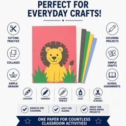 Colorations® 9" x 12" Lightweight Construction Paper - Assorted Colors, 300 Sheets