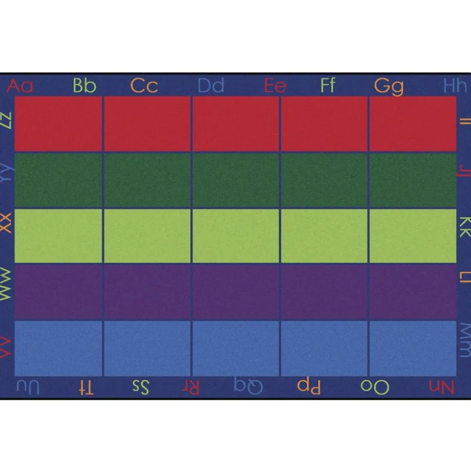 Colorful Places Seating 6' x 9' Rectangle Premium Carpet