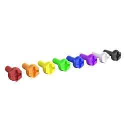 Colorful Screw STEAM Wall Pack: 512 Pieces