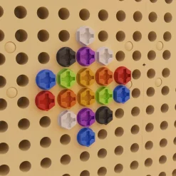 Colorful Screw STEAM Wall Pack: 512 Pieces