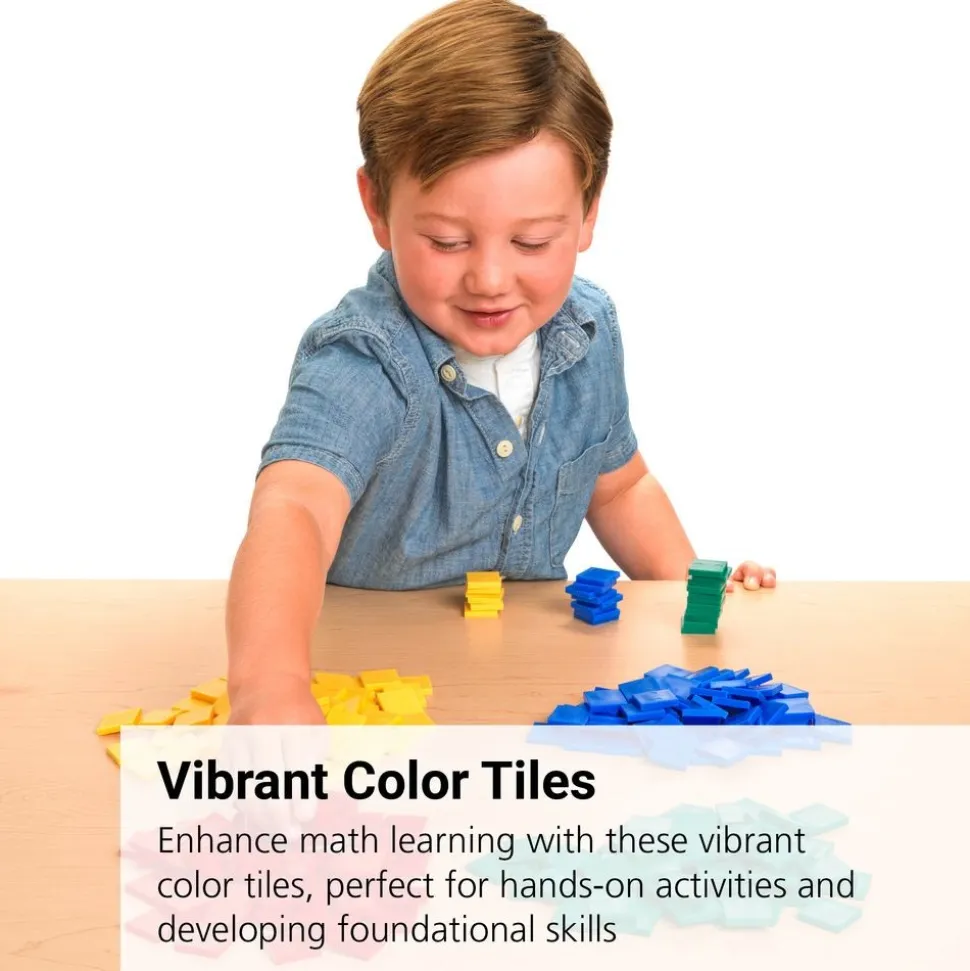 Color Tiles, 1", 2,000 in Container