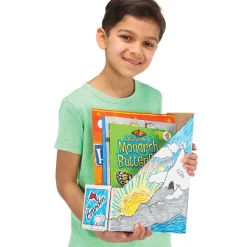 Color Your Own Book Holders- Set of 12