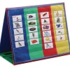 4-Column Desktop Pocket Chart™ And Stand - 1 chart, 1 stand