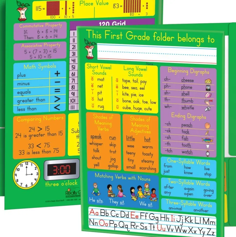 Common Core Resource Folders - First Grade - 12 folders