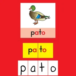 Construcción de palabras Tapetes y tarjetas (Spanish Word Building Mats And Cards) - 1 multi-item kit