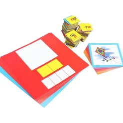 Construcción de palabras Tapetes y tarjetas (Spanish Word Building Mats And Cards) - 1 multi-item kit