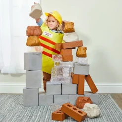 Construction Building WOW Pack - 39 blocks 4 activity cards