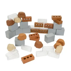 Construction Building WOW Pack - 39 blocks 4 activity cards