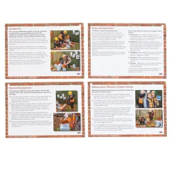 Construction Building WOW Pack - 39 blocks 4 activity cards