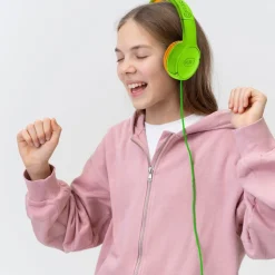 Contixo Single Wired Headphones - Green