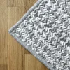 Corsica Silver Shimmer Rug - Gray 4'x6'