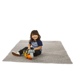 Corsica Silver Shimmer Rug - Gray 4'x6'