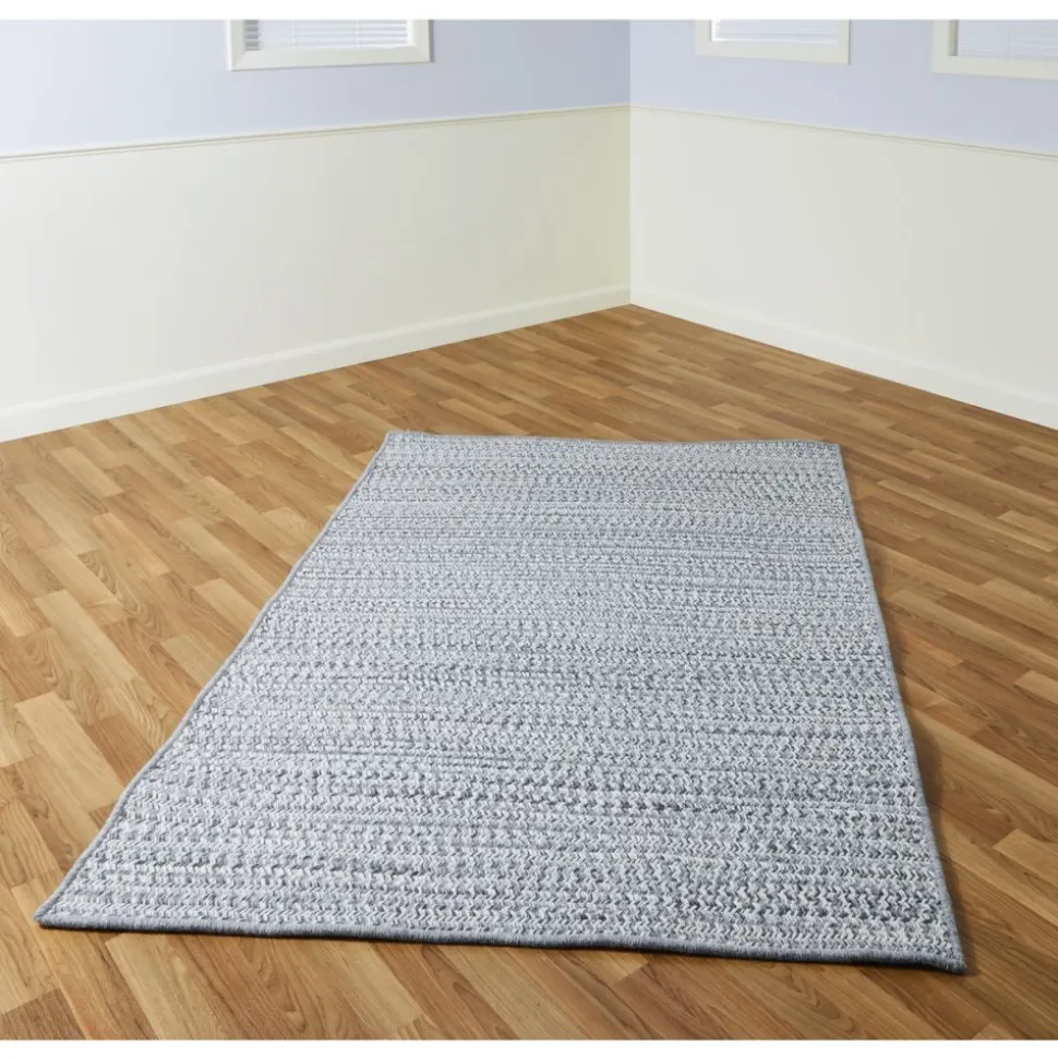 Corsica Silver Shimmer Rug - Gray 4'x6'