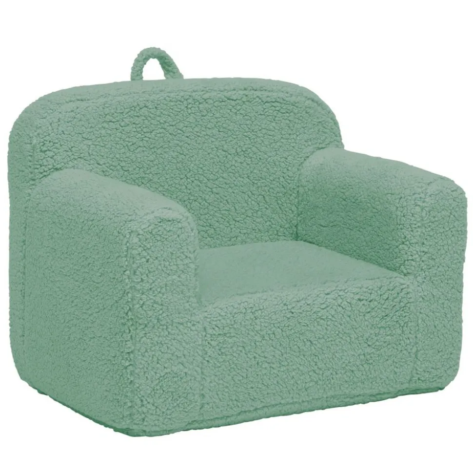 Cozee Sherpa Chair - Sage Green