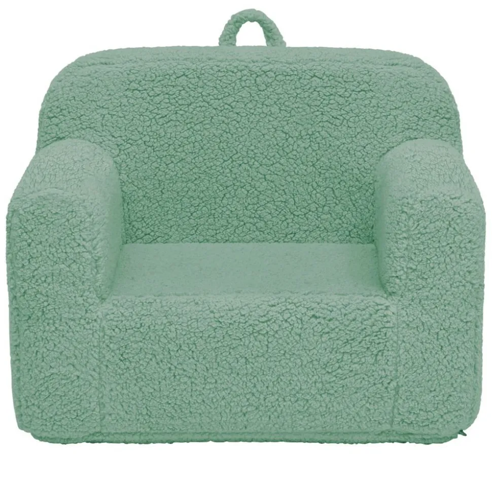 Cozee Sherpa Chair - Sage Green
