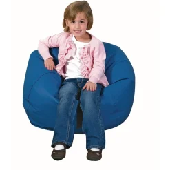 26" Cozy Woodland Beanbag - Deep Water Blue