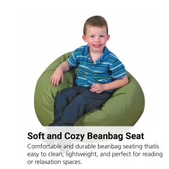 35" Cozy Woodland Beanbag - Sage