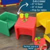 Cozy Woodland Cube Chair - Sky Blue