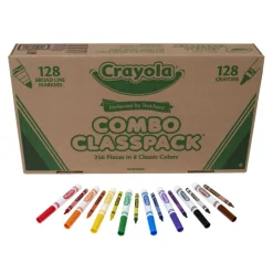 Crayola® Combination Marker and Crayon Classpack® - Set of 256
