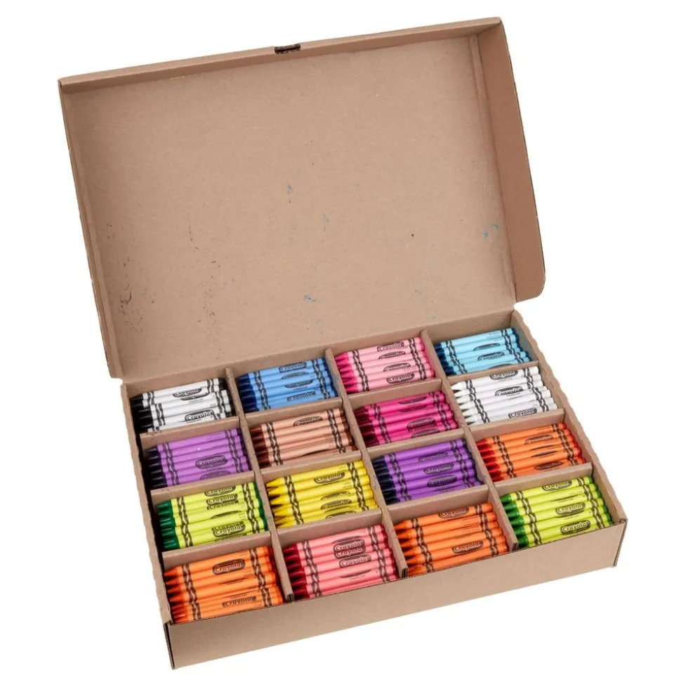 Crayola® Regular Crayons Classpack® Value Pack - 16 Colors, Set of 800