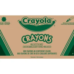 Crayola® Regular Crayons Classpack® Value Pack - 8 Colors, Set of 800