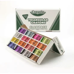 Crayola® Triangular Anti-Roll® Crayon Classpack - Set of 256