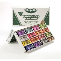Crayola® Triangular Anti-Roll® Crayon Classpack - Set of 256
